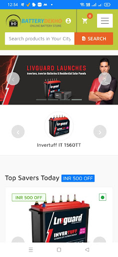 Android application Battery Dekho screenshort