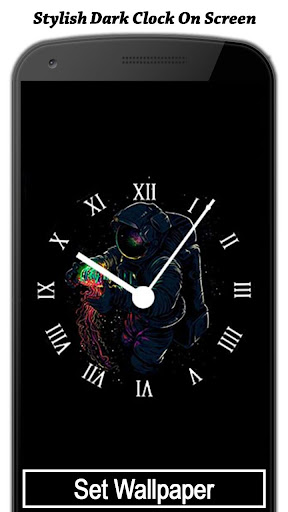 Dark Clock On Screen Live Wall Screen 3