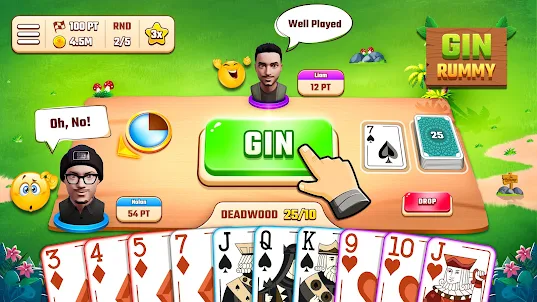 Poker Rummy Gin Rummy Offline