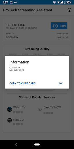 ProTech Streaming Assistant Screen 2