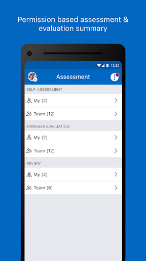 Android application Workpulse People screenshort
