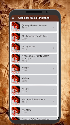 Aperçu de l'application