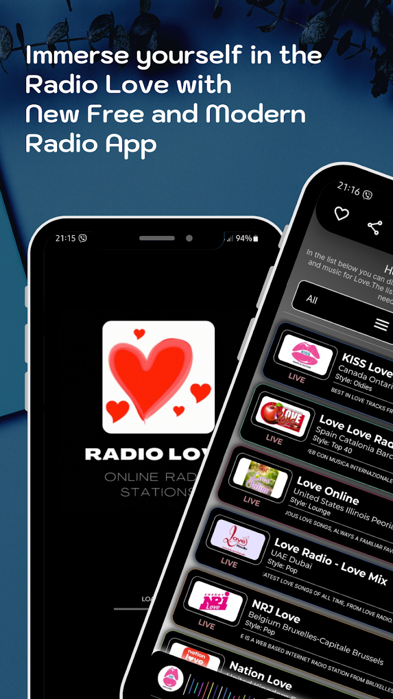 RadioFM: Internet Radio Live Stream for Android, iPhone, Web