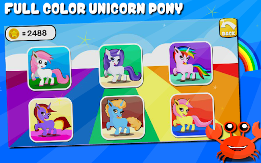 Unicorn Pony Runner Games Kids Screen 2