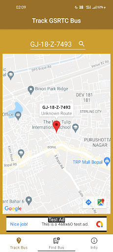 Track GSRTC Screen 2