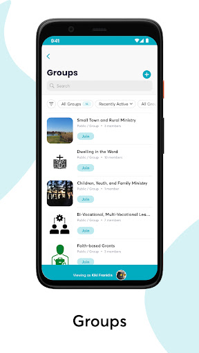 Android application Faith+Lead screenshort