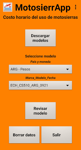 MotosierrApp Screen 2