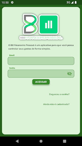 Android application B8 Financeiro Pessoal screenshort