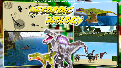 Jurassic Dinosaurs Mods MCPE