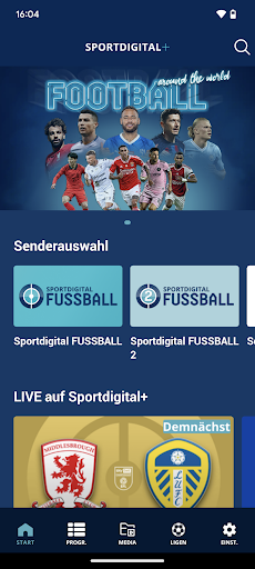 Android application Sportdigital+ Live Fussball screenshort