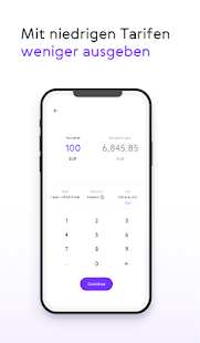 Paysend Geldtransfer App Screenshot