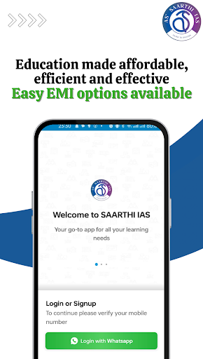 Android application SAARTHI IAS screenshort