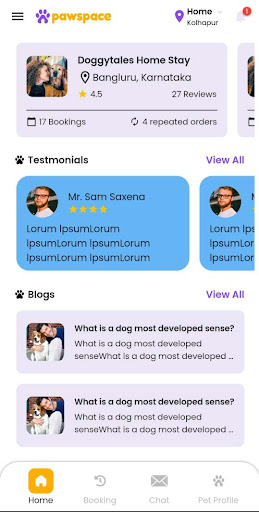 PawSpace Screen 3