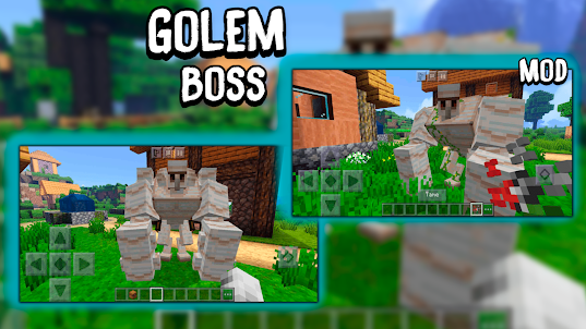 Golem Boss Mod for Minecraft