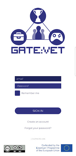 Android application GATE:VET screenshort