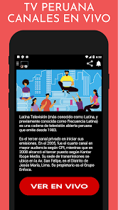 Captura 2 TV Peruana Canales en Vivo android