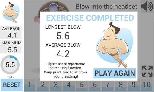 Extend exhalation PLB exercis