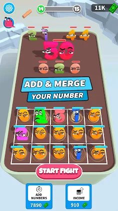 Merge Number Titans - Screenshot 1