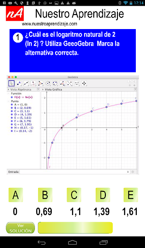 GeoGebra para graficar  funció