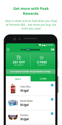 Android application Pinnacle 365 screenshort