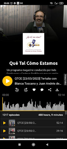 Android application Paradigma Radio screenshort