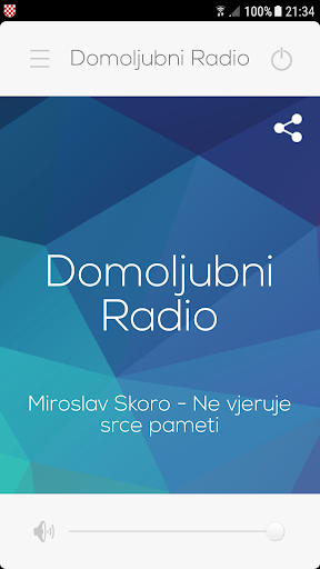 Android application Domoljubni Radio screenshort