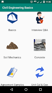Civil Engineering Basics Screenshot