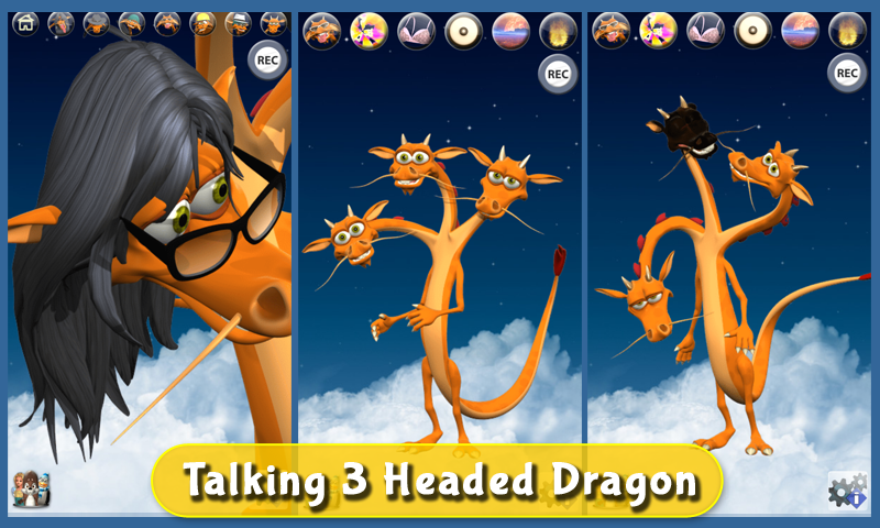 Talking 3 Headed Dragon Deluxe