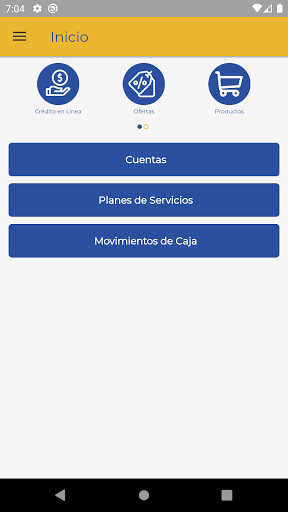 mi APP CACFIMM Screen 2