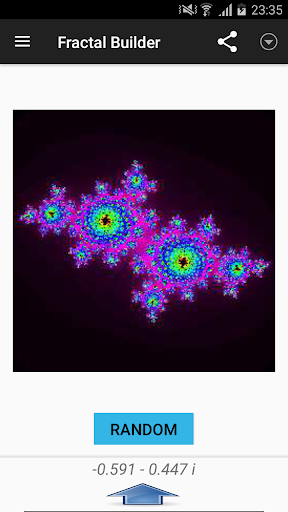 Android application Fractal Builder screenshort