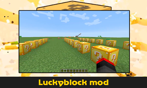 Lucky Block Mod for Minecraft Screen 2
