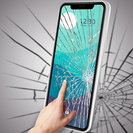 Broken Screen Prank Wallpaper