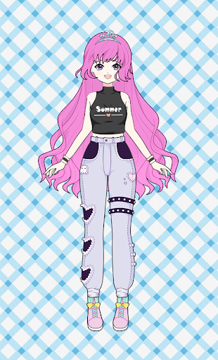 Android application Otaku Fashionista: Anime Dress screenshort