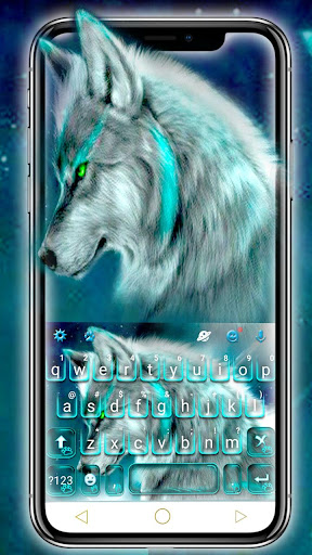 最新版 クールな Cyan Neon Wolf のテーマキーボード By 21 Cool Keyboard For Android Google Play Japan Searchman App Data Information