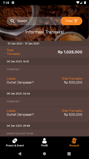 Kopi Ridho Screen 3