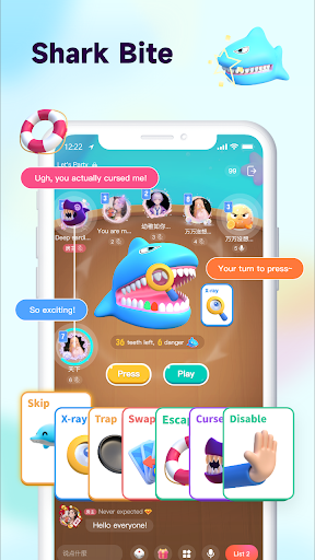 Android application 全民party-游戏、唱歌、聊天，语音交友 screenshort