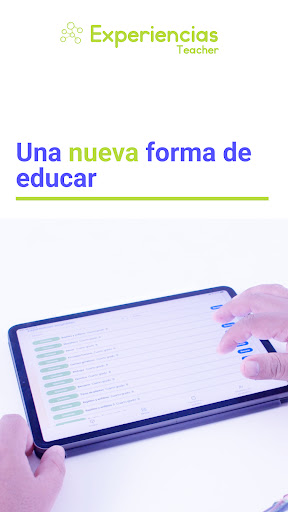 Android application experiencias teacher screenshort