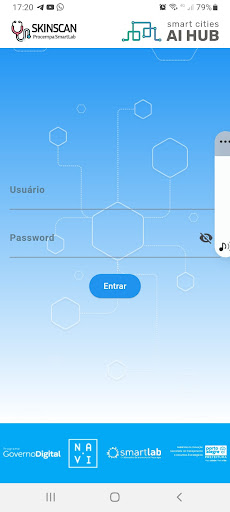 Android application SkinScan screenshort