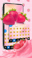 screenshot of Love Red Strawberry Theme