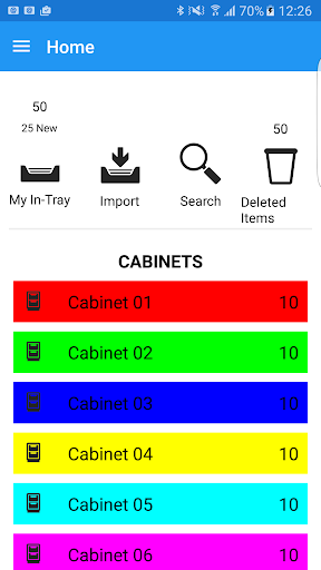 Android application OfficioDM screenshort
