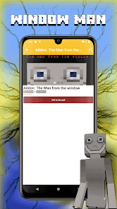 Captura de Pantalla 4 Window Man mod for MCPE android