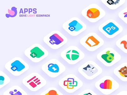 Dove Light  Icon Pack v2.4 APK (MOD, Premium Unlocked) Free For Android 4