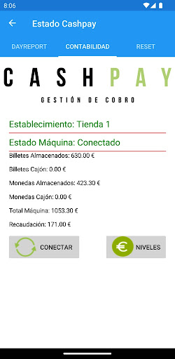 Cashpay Control Screen 3