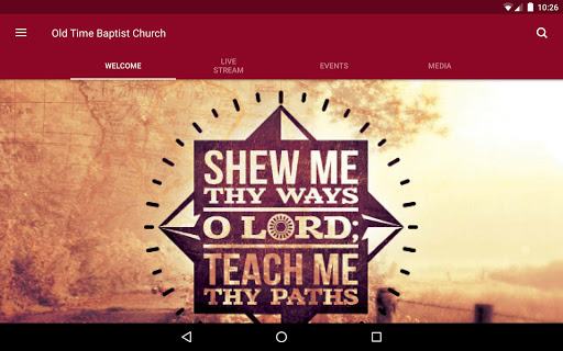 Old Time Baptist Church Screen 3