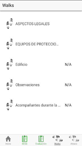 Safety Walks ER Screen 3