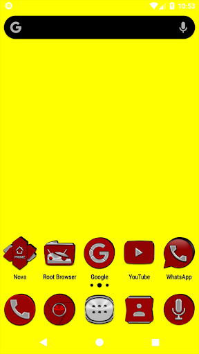 Red Icon Pack Screen 2
