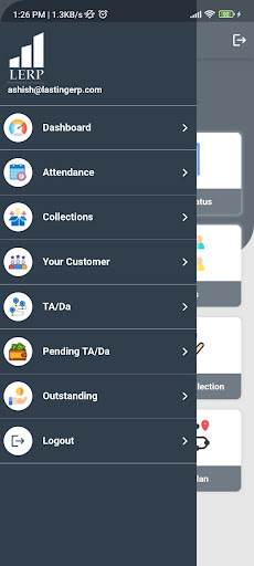 LERP SALES APP Screen 2