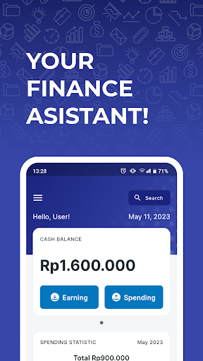 Android application Expense Tracker screenshort