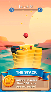 The Stack Tower : Ball Fall game 3d stick blocks ☄