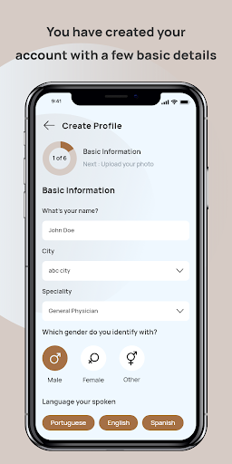 Android application pH7 Doctors screenshort
